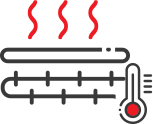 Система подогрева помещения, стекол, полов